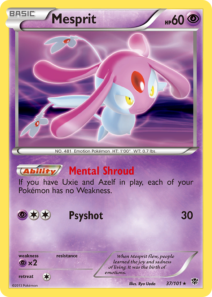 Plasma Blast Holo Mesprit #37/101